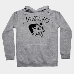 OPOSSUM - I LOVE CATS Hoodie